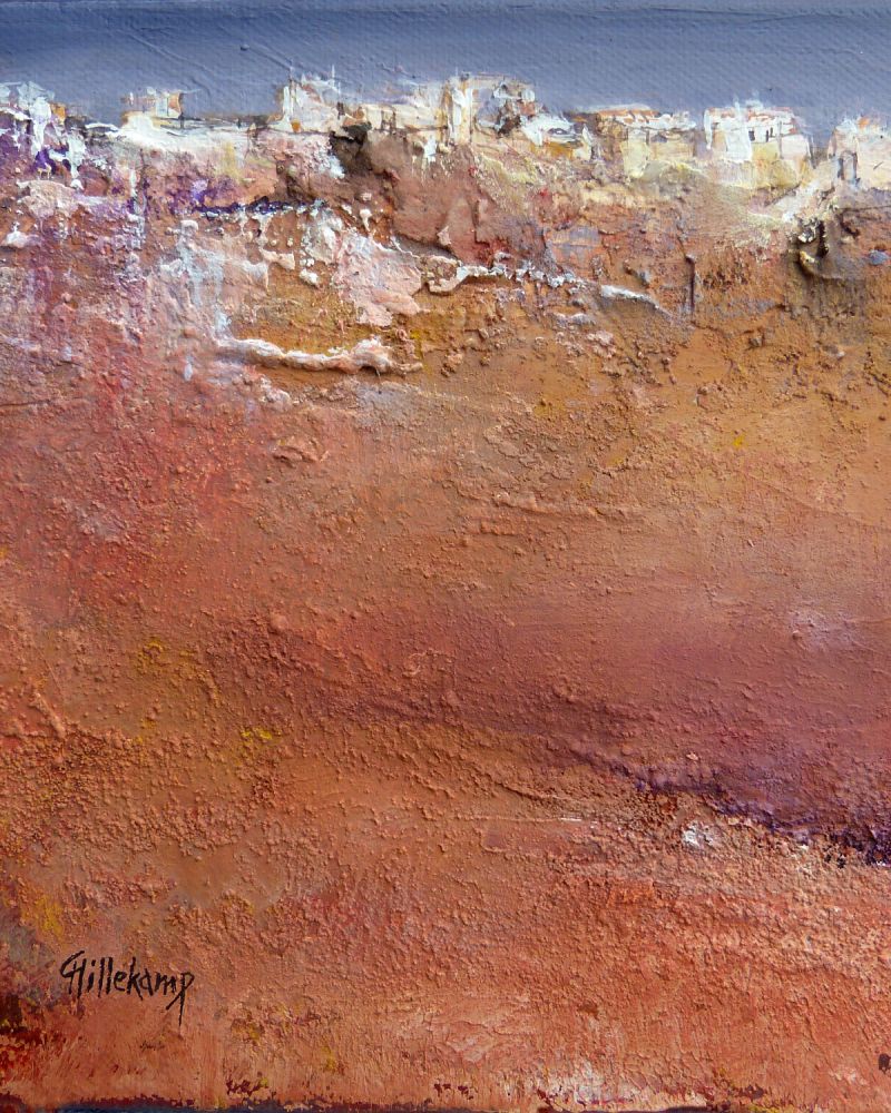 Village On The Edge Of The Red Dessert  Village On The Edge Of The Red Dessert