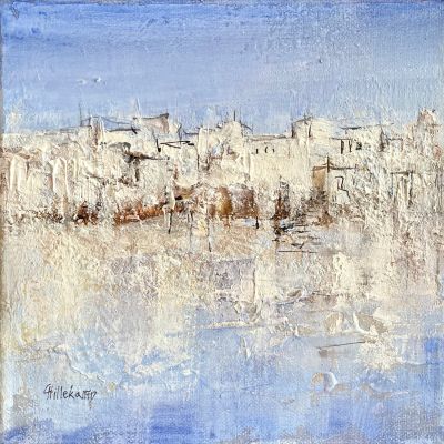 White Village By The Sea 